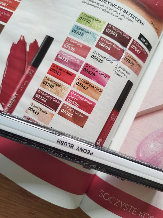 Błyszczyk lip Gloss peony blush nowy avon