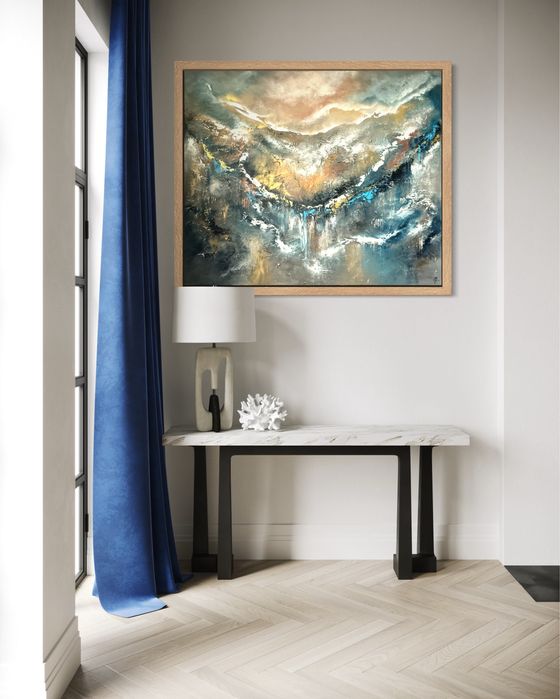 Obrwz „ Landscape” 100x120cm, akryl. Okazja!