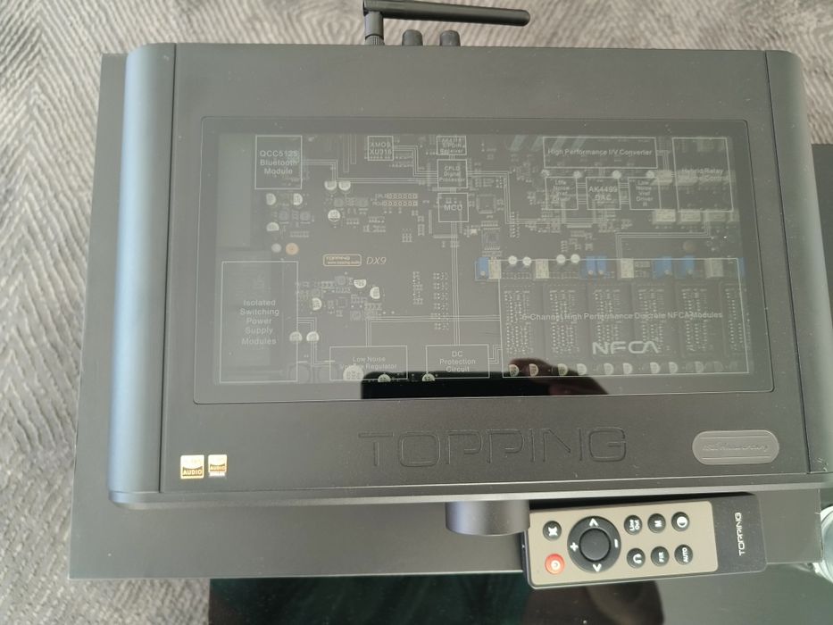 Topping dx9 dac ,przedwzmacniacz ,wzmacniacz słuchawkowy