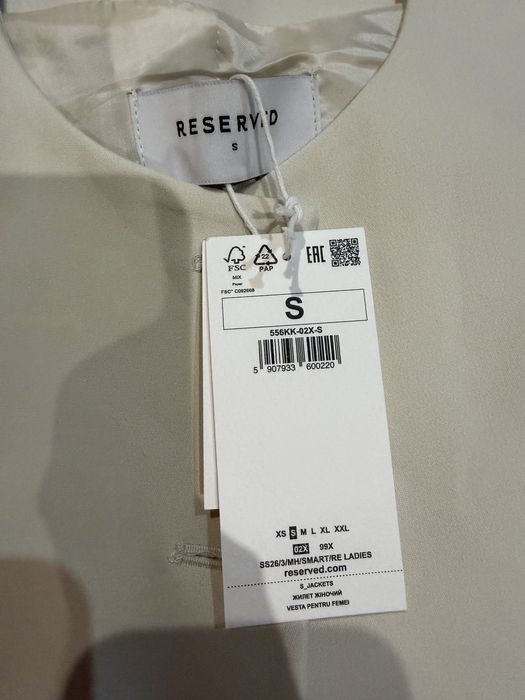 Жилет жіночий класичний reserved, розмір с