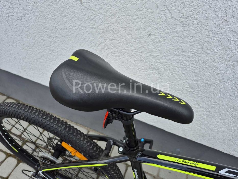 Велосипед алюмінієвий CrossBike 26" Tracker 2024 Рама 17" black-yellow
