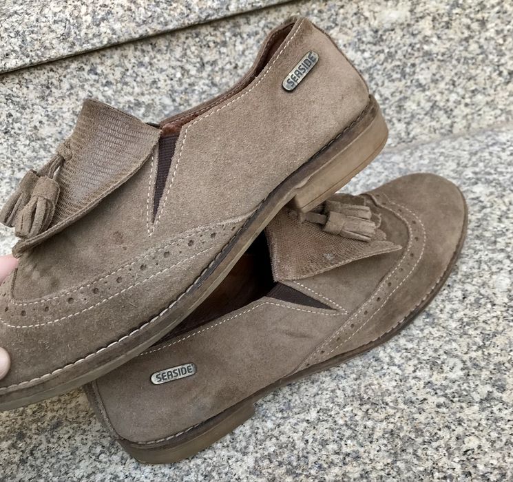 Sapatos rasos castanhos (Seaside, tamanho 37)