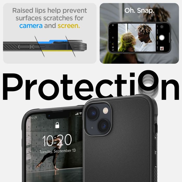 Spigen rugged armor Mag MagSafe iPhone 14 matte black