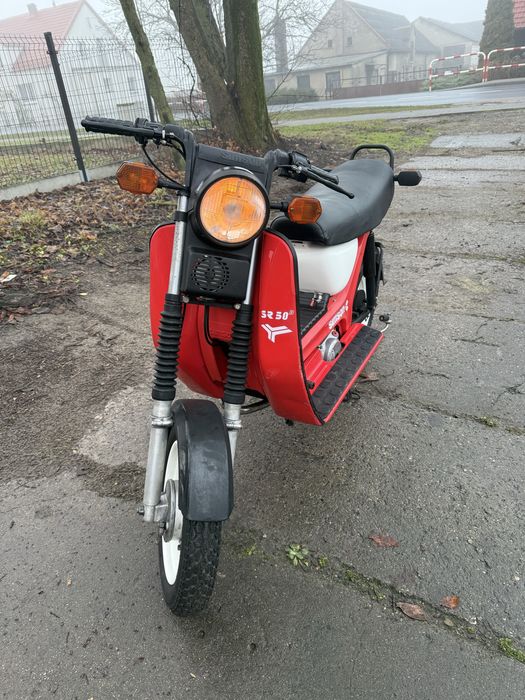 Simson SR 50 biała tablica