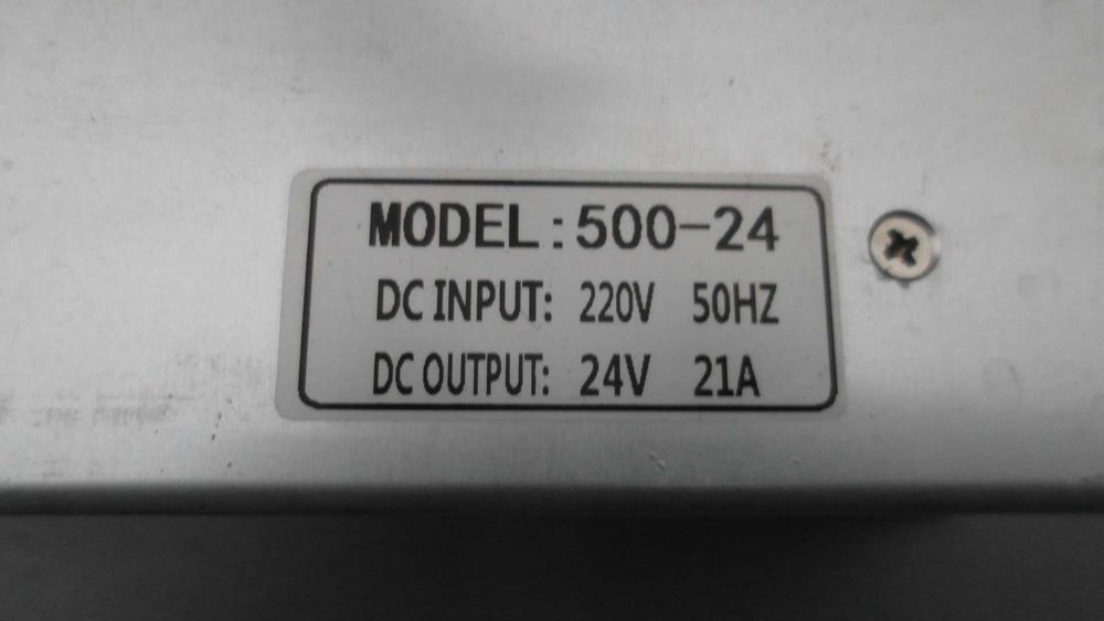 Импульсный блок питания 500 Вт 24в 21 А