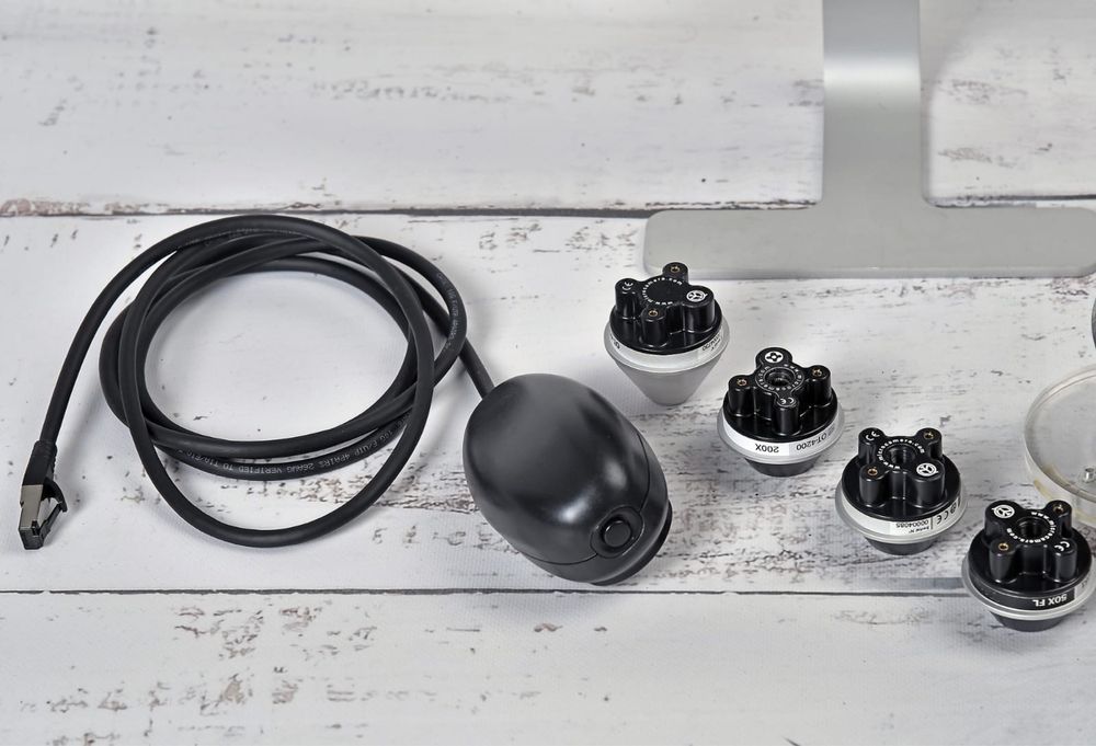 MicroCAMERA soczewki kamera trychologiczna