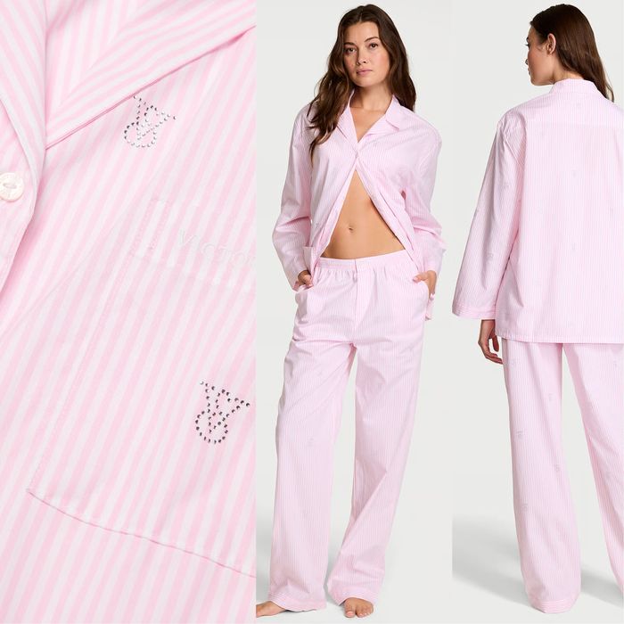 Фланелеві піжами Victoria's Secret. XS S M L