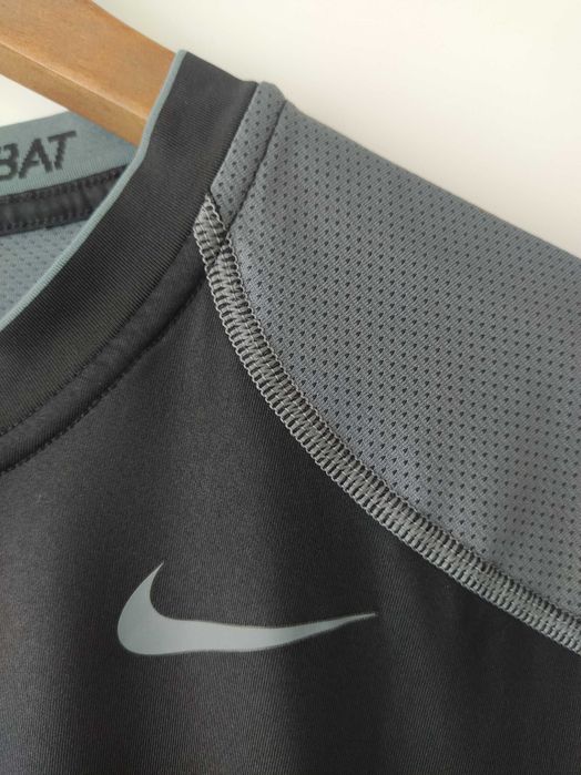 Koszulka NIKE PRO COMBAT DRI-FIT fitted roz. M czarno-szara