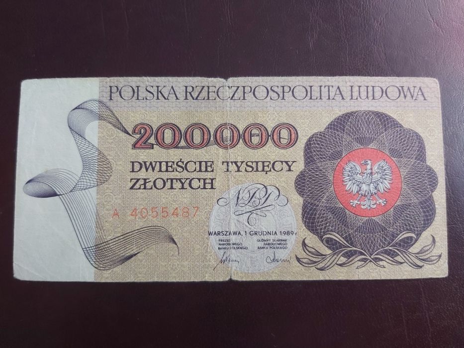 PRL 200 tys  1989 rok