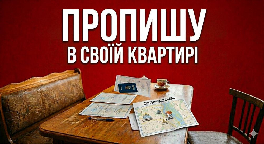 Офіційна реєстрація (прописка) у Києві від власника