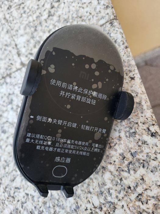 Suporte para telemóvel carro com carregador