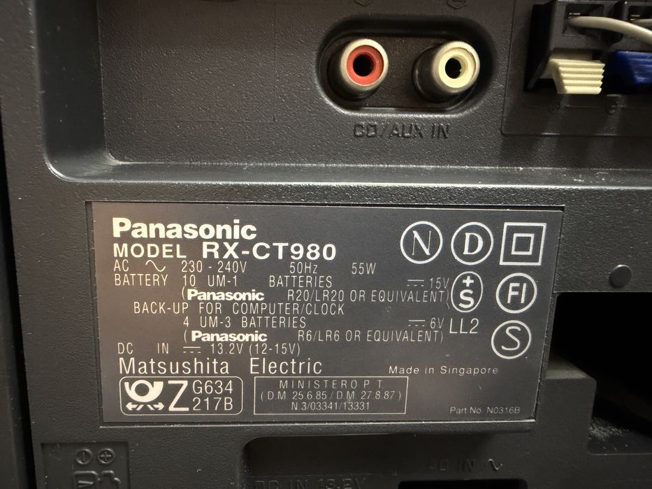 Panasonic RX CT980