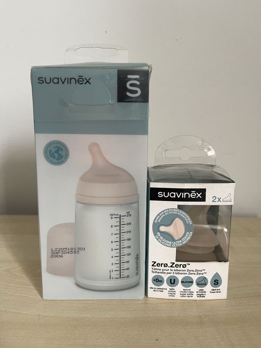 Дитяча пляшечка для годування Suavinex Zero антиколікова, 270 мл