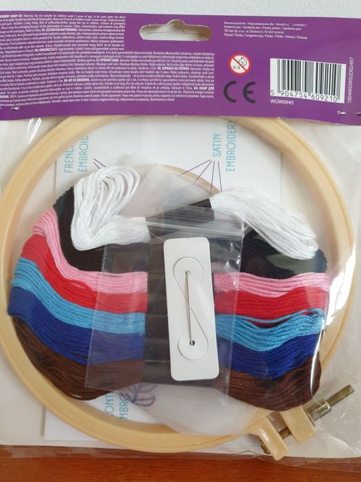 Nowy zestaw do haftowania.