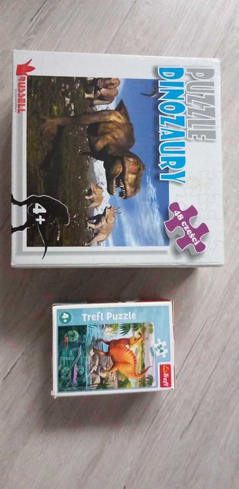 Puzzle dinozaury wiek 4+
