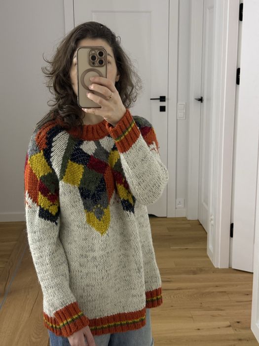 Sweter Zara Premium z dodatkiem wewny M