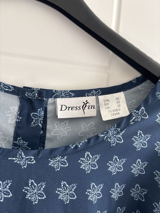 Elegancka bluzka koszula damska w dużym rozmiarze 48 XXXXL jak nowa