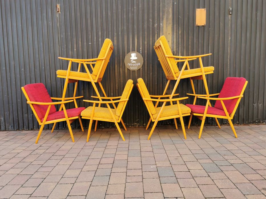 Fotel TON Czechosłowacja '60, PRL Design, Vintage, Retro, Loft