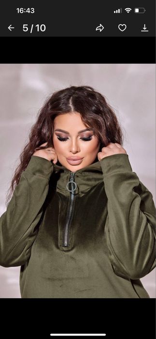 Спортивний костюм велюровий розмір 58