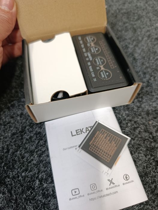 Lekato PA-1 – Kieszonkowy wzmacniacz gitarowy / Multi-efekt słuchawkow