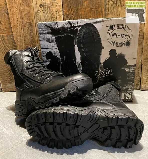 Buty Mil-tec Tactical 2 Zip Black. Rozm. 45 / Nowe