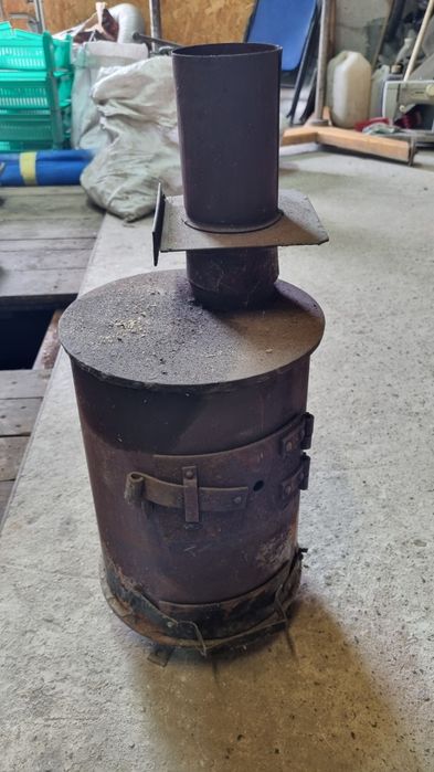 Мини  буржуйка печь.
