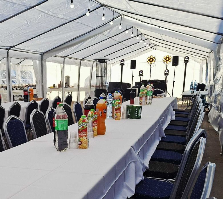 Namioty na każdą okazję  stoly krzesła ogrzewacze na wynajem