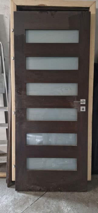 Drzwi sosnowe skrzydło 80cm drewniane