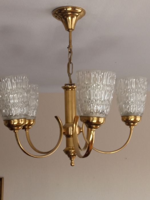 Lampa sufitowa żyrandol 5 salon
