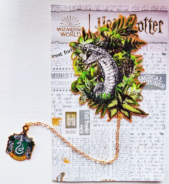 Harry Potter metalowa zakładka do książki.