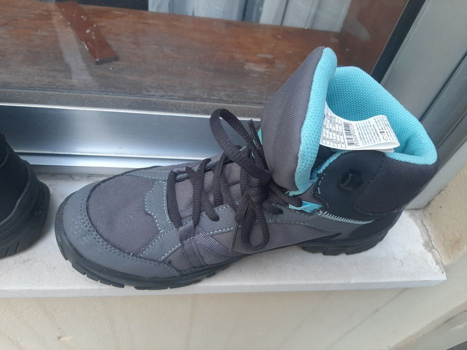 Bota caminhada Decathlon NH100 Cinzenta tam 39
