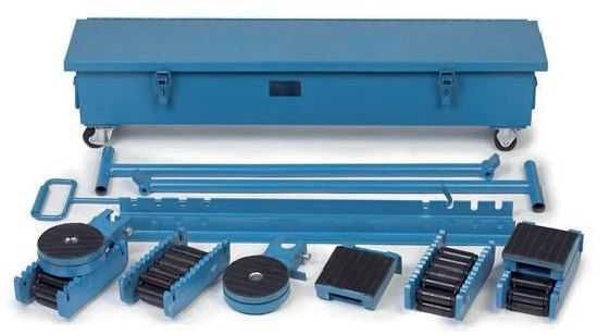 Patins Tanquetas Rolos de Transporte e Movimentação Carga de 30 Ton