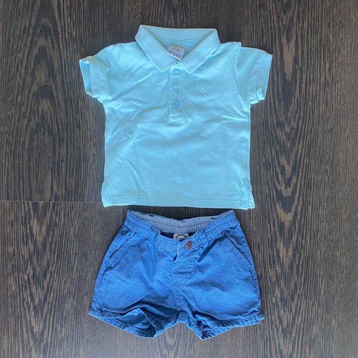 Conjunto bebe menino 3-6 meses