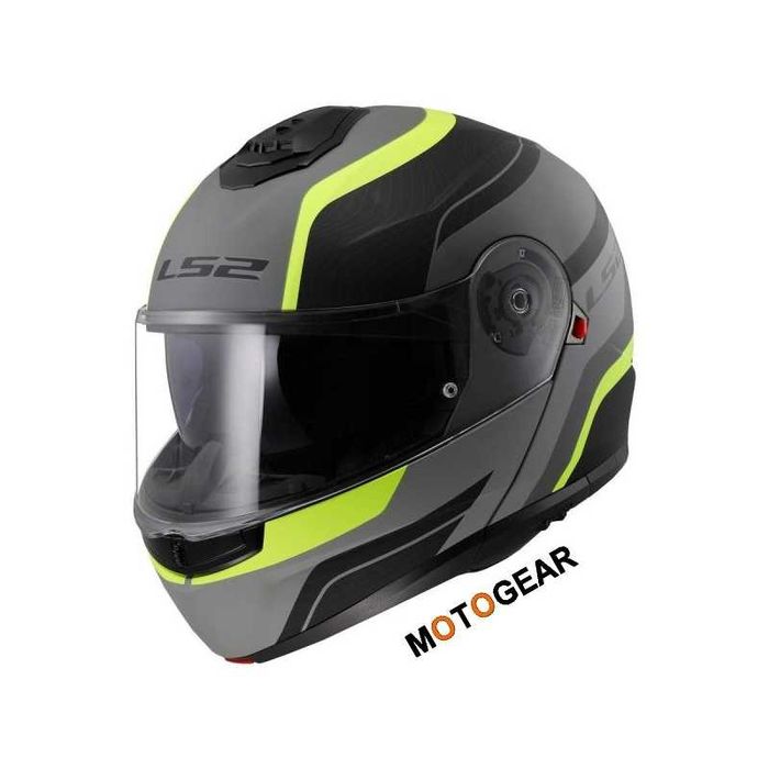 NOWY!!! Kask LS2 FF908 Strobe II MONZA M.BL. H-V YEL-06