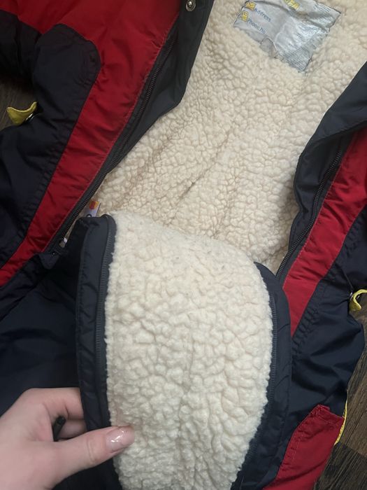 Дитячий зимовий комбінезон на овчині