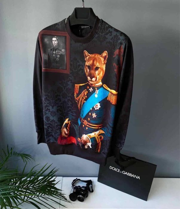 PALM ANGELS мужской свитшот реглан батник кофта с медведем оригинал