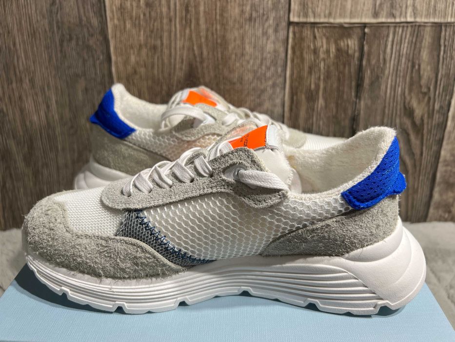 Buty skórzane sneakersy philippe model 75169 nappy dragon 37