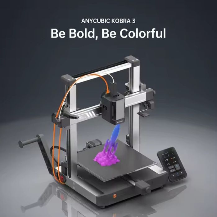 Impressora 3D Anycubic Cobra 3 – Nova, configurada e pronta para uso