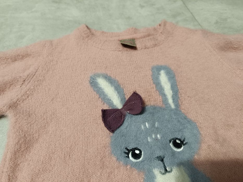 Świąteczne swetry renifer i zając zestaw