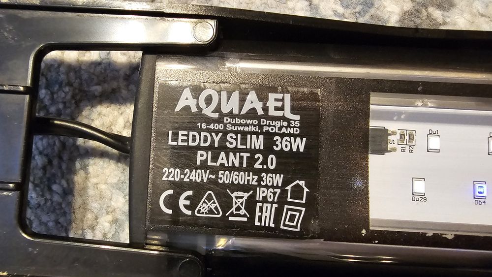 Leddy slim 36w 120cm plant 2.0 czarna