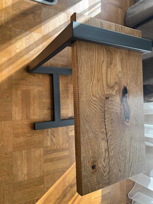 Столик Loft дерево + метал