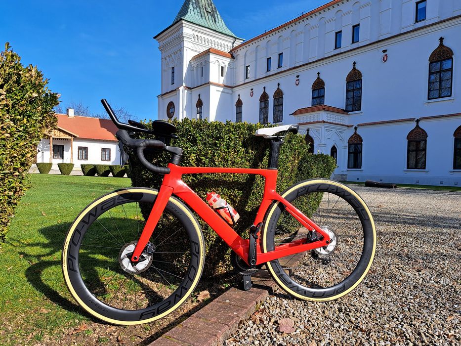 Koła karbonowe carbon szosowe PRO-WAY TITANIUM 50mm 1385g! disc