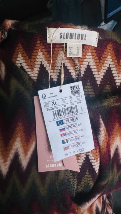 Vestido Novo Slowlove x Pedro del Hierro – Tamanho XL