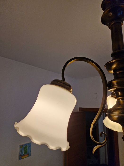 Candeeiro de teto em bronze (1998)