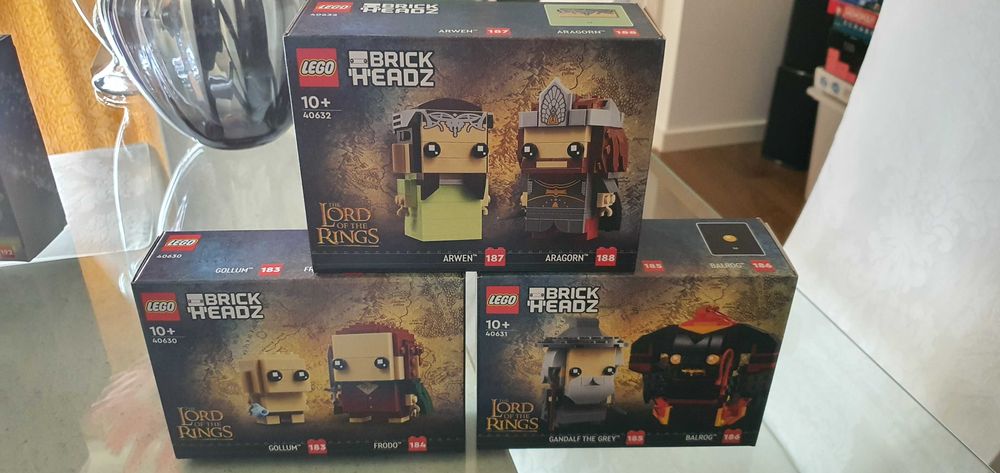 Lego BrickHeadz Bricklink Fortnite GWP Ideas One Piece Simpsons e outros