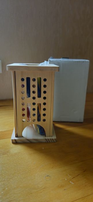 Деревянная башня с палочками монтессори (сортер)