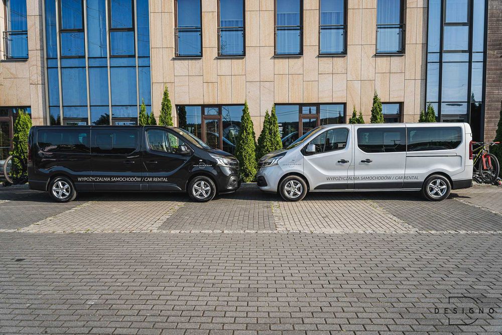 Wynajem busa 9 osobowego wypożyczalnia aut użytkowych TRAFIC
