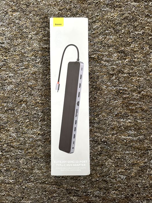 Док-станція Baseus BS-OH062 12 в 1 Space Grey