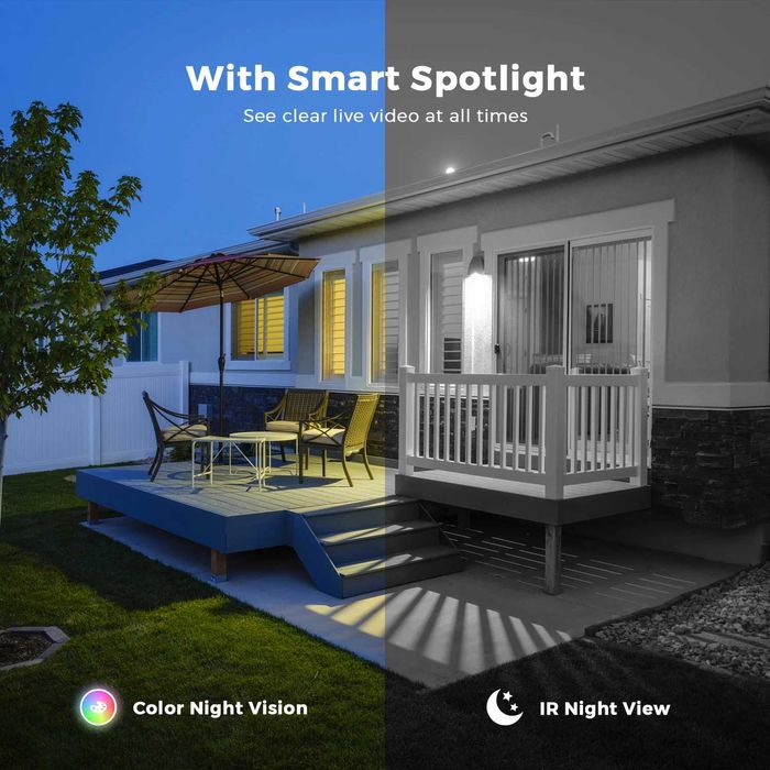 Високоякісна 10 МП камера з поворотним об'єктивом WIFI, ніч,датчик рух