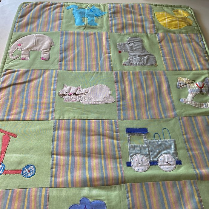 Edredão leve/Cobertura para Berço ou Cama de Grades, Vintage/Unico